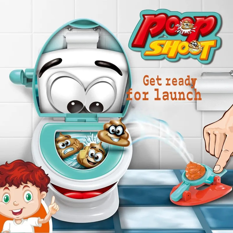 Kids Toys Under $20 - Poop Game Toilet Toy with 12