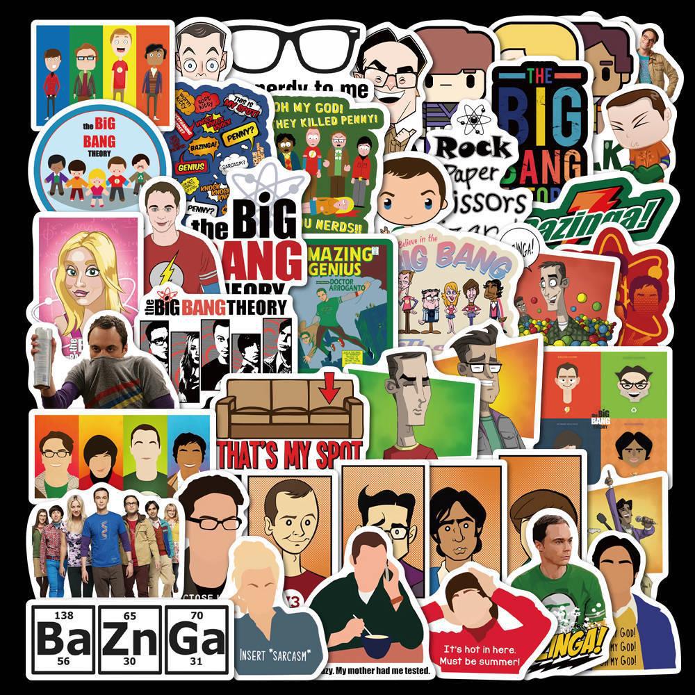 Kids Toys Laptop - 50Pcs TV Show The Big Bang