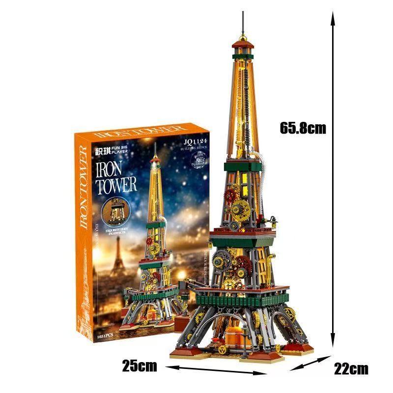 Kids Toys Paris - 1651PCS Creative Steampunk Paris Tower Building