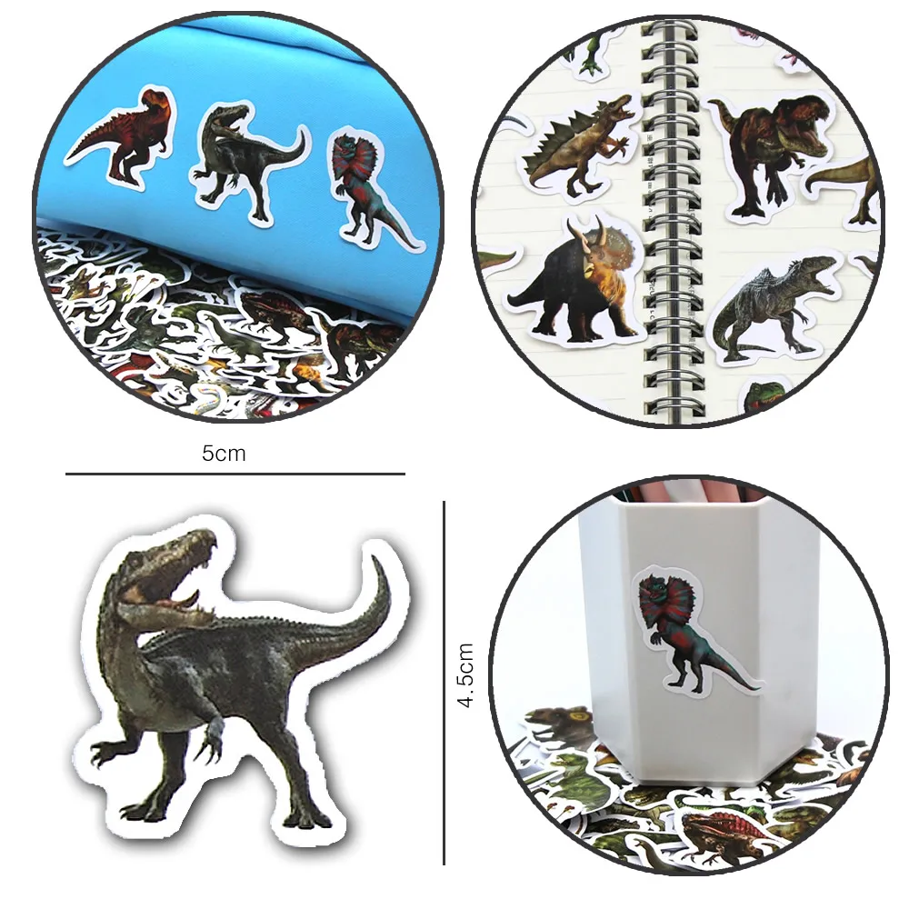 10/50/100pcs Funny Dinosaur St - огляд і ціна Kids Toys Laptop