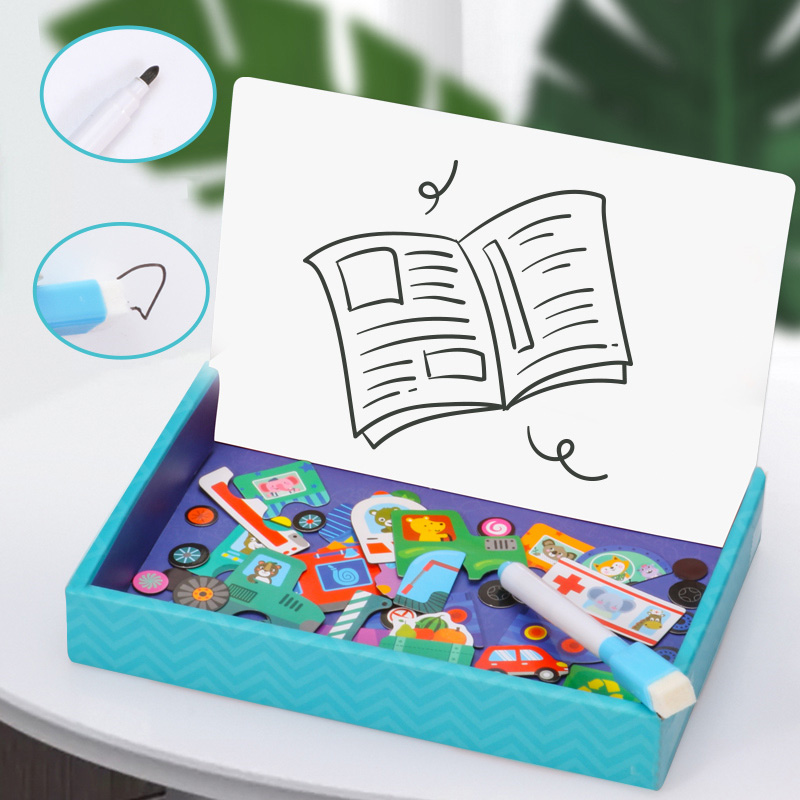 Multifunction Animal Puzzle Pa - огляд і ціна Magnetic Drawing Board