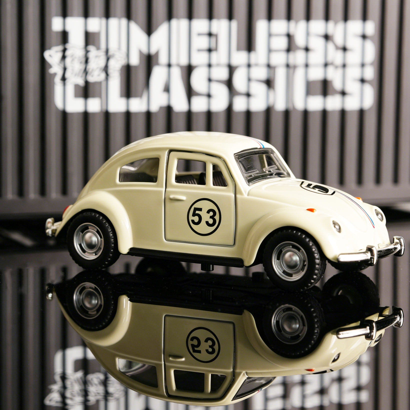 1:32 White No.53 Beetle Diecas - огляд і ціна Kids Y Toys