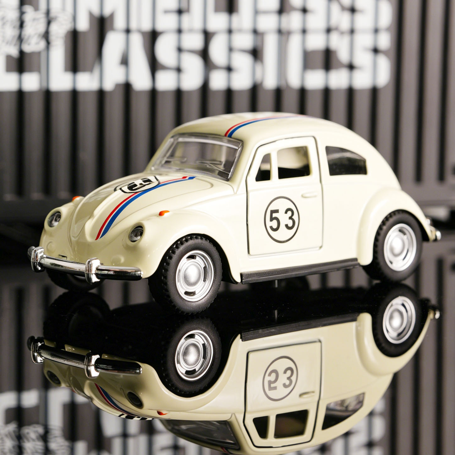 1:32 White No.53 Beetle Diecas - огляд і ціна Kids Y Toys