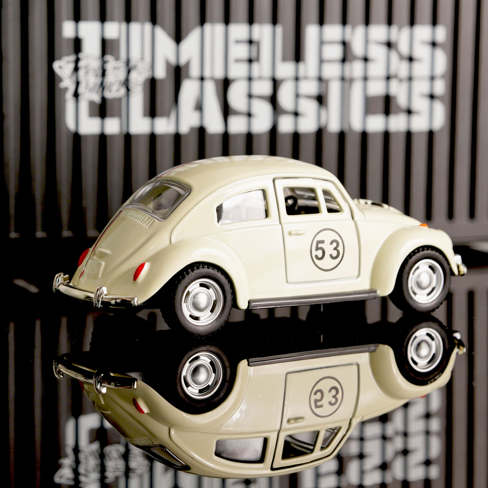 1:32 White No.53 Beetle Diecas - огляд і ціна Kids Y Toys