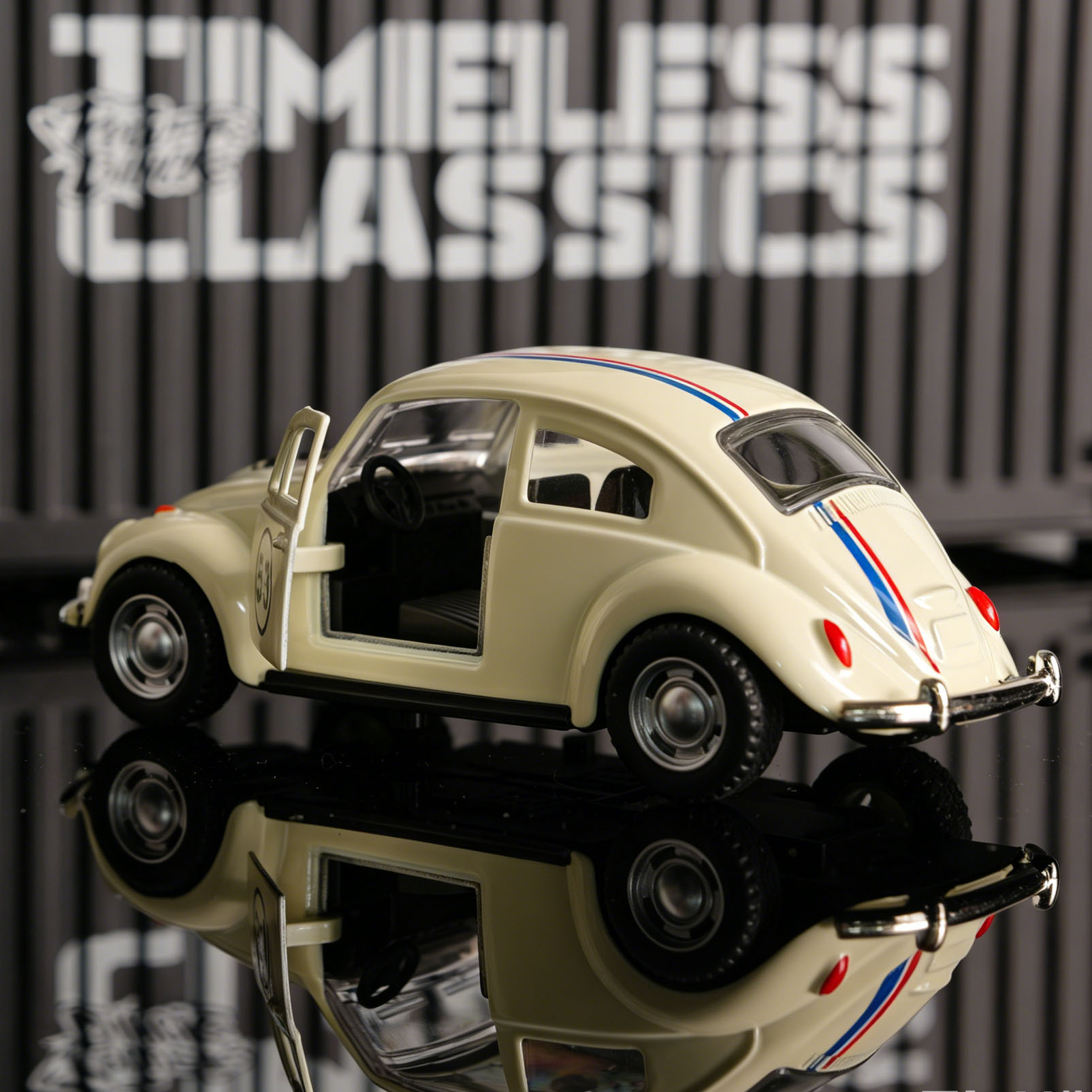 1:32 White No.53 Beetle Diecas - огляд і ціна Kids Y Toys