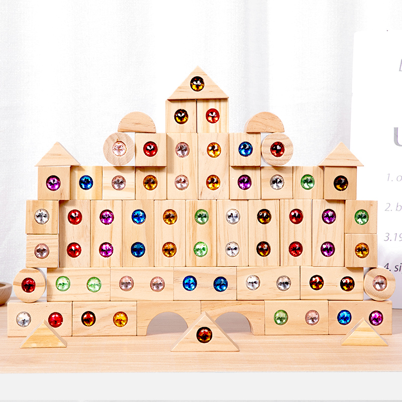 DIY Blocks Sparkling Acrylic T - огляд і ціна Wooden Blocks Stacking