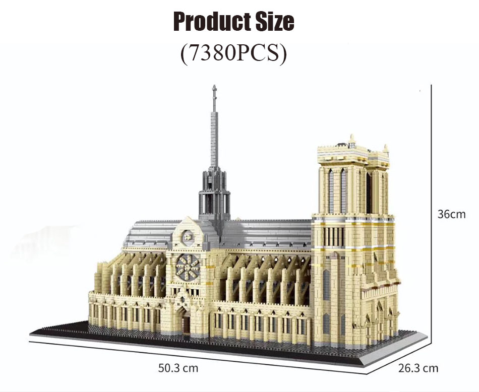 7380pcs+World Architecture Min - огляд і ціна Kids Toys Paris