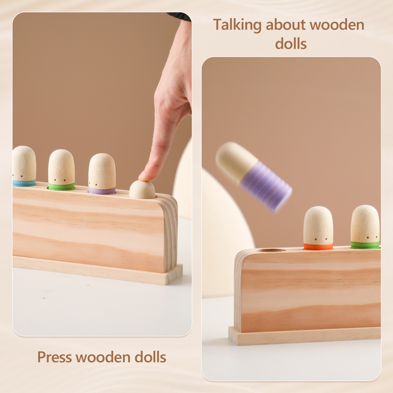 Montessori Toys Baby Wooden Bo - огляд і ціна Wooden Blocks Stacking