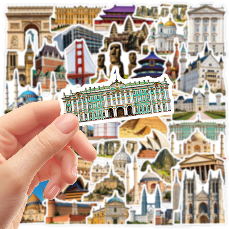50PCS Famous City Landmark Tra - огляд і ціна Kids Toys Laptop
