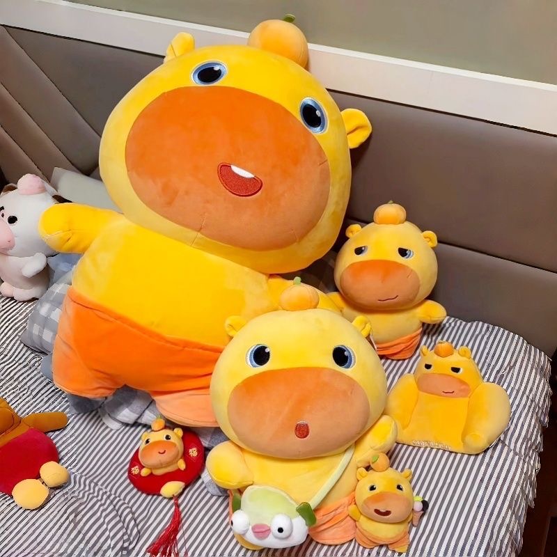 Cute Yellow Capybara Plush Dol - огляд і ціна Kids Toys Yellow
