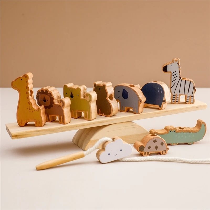 ABUM-Educational Balance Block - огляд і ціна Wooden Blocks Stacking