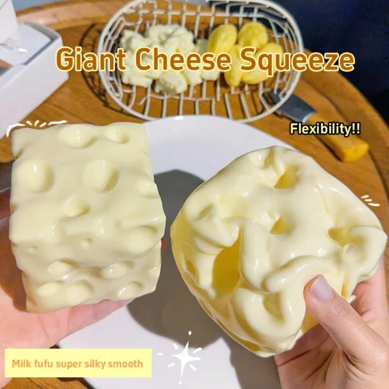 Taba Squishy Cheese Cube Stres - огляд і ціна Kids Y Toys