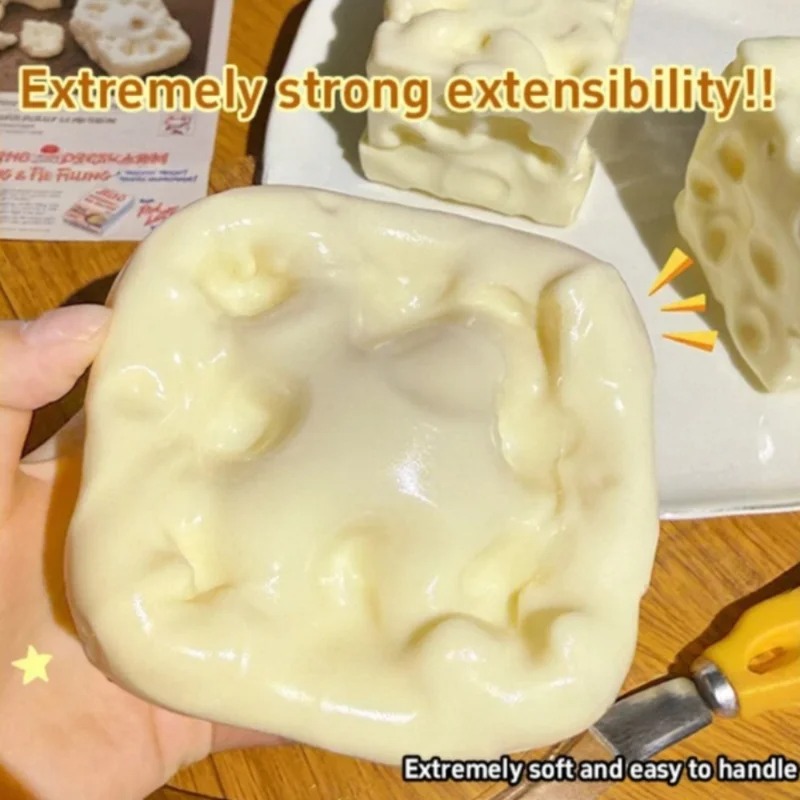 Taba Squishy Cheese Cube Stres - огляд і ціна Kids Y Toys