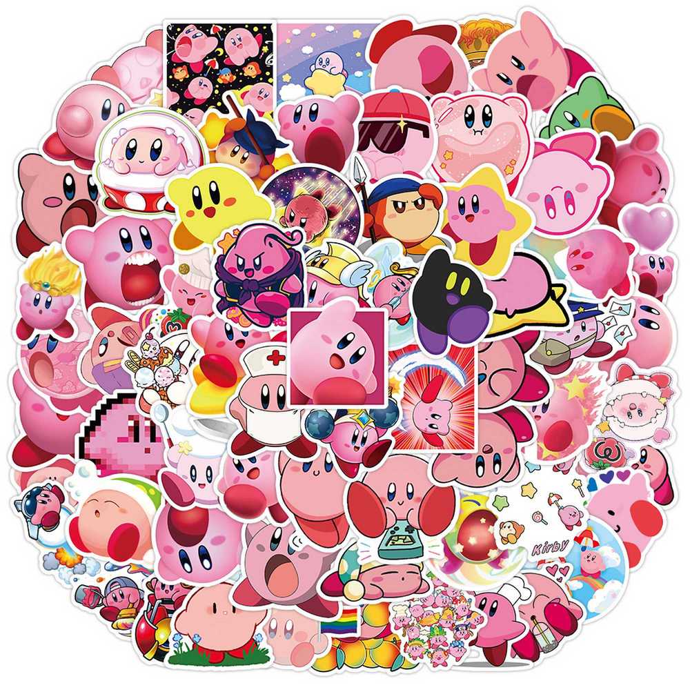 100pcs Cartoon Game Kirby Stic - огляд і ціна Kids Toys Laptop