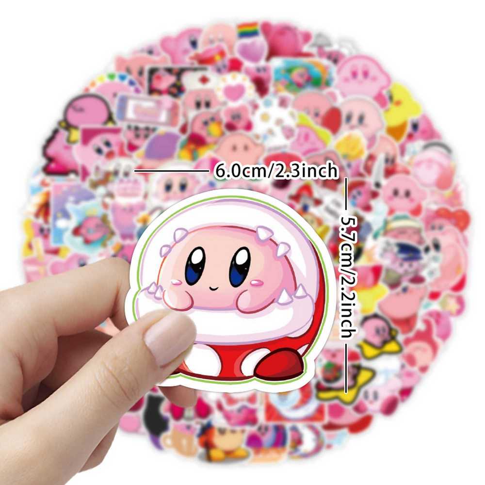 100pcs Cartoon Game Kirby Stic - огляд і ціна Kids Toys Laptop