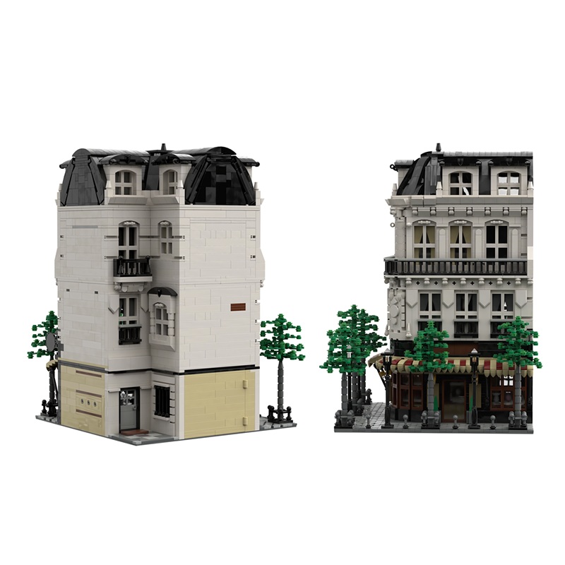 4204pcs MOC Paris Boulangerie  - огляд і ціна Kids Toys Paris