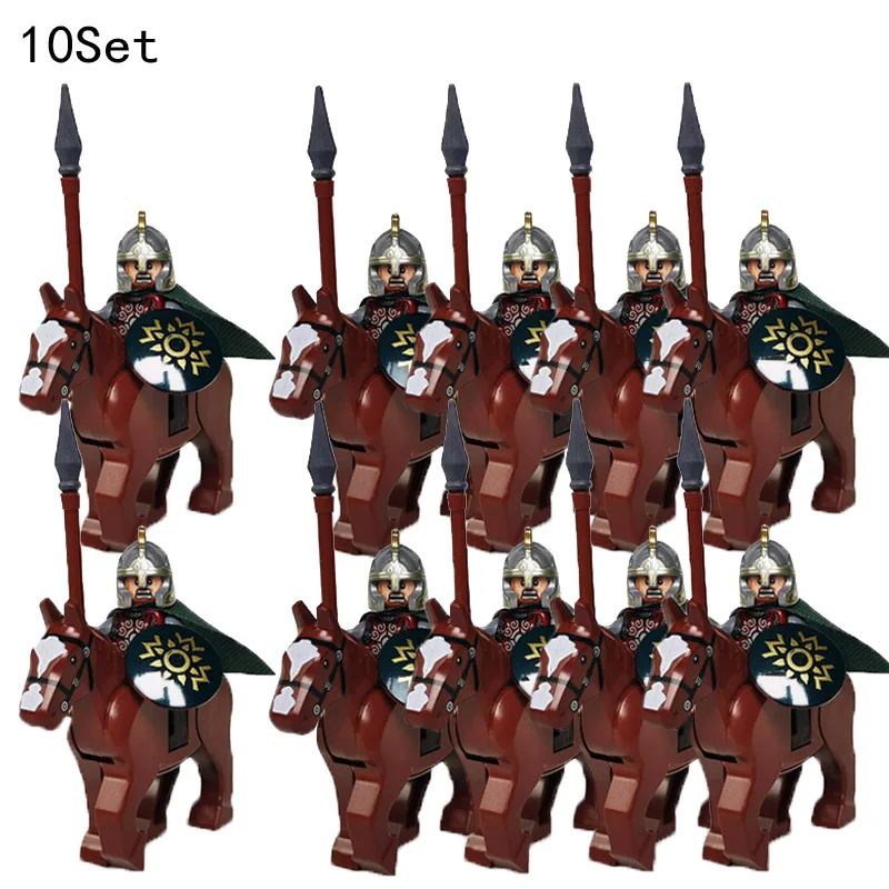 10 Sets Medieval Knights Dark  - огляд і ціна Kids Toys Under $10