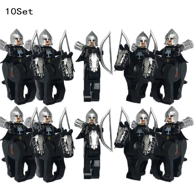 10 Sets Medieval Knights Dark  - огляд і ціна Kids Toys Under $10