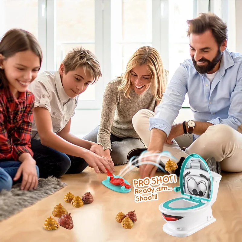 Poop Game Toilet Toy with 12 P - огляд і ціна Kids Toys Under $20