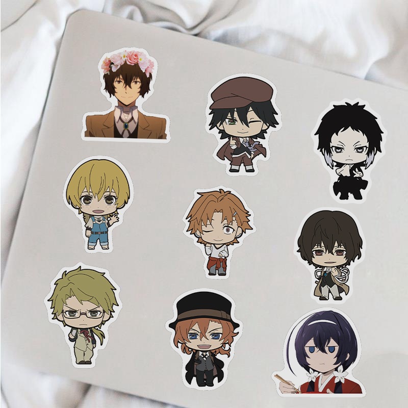 50Pcs Bungou Stray Dogs Anime  - огляд і ціна Kids Toys Laptop