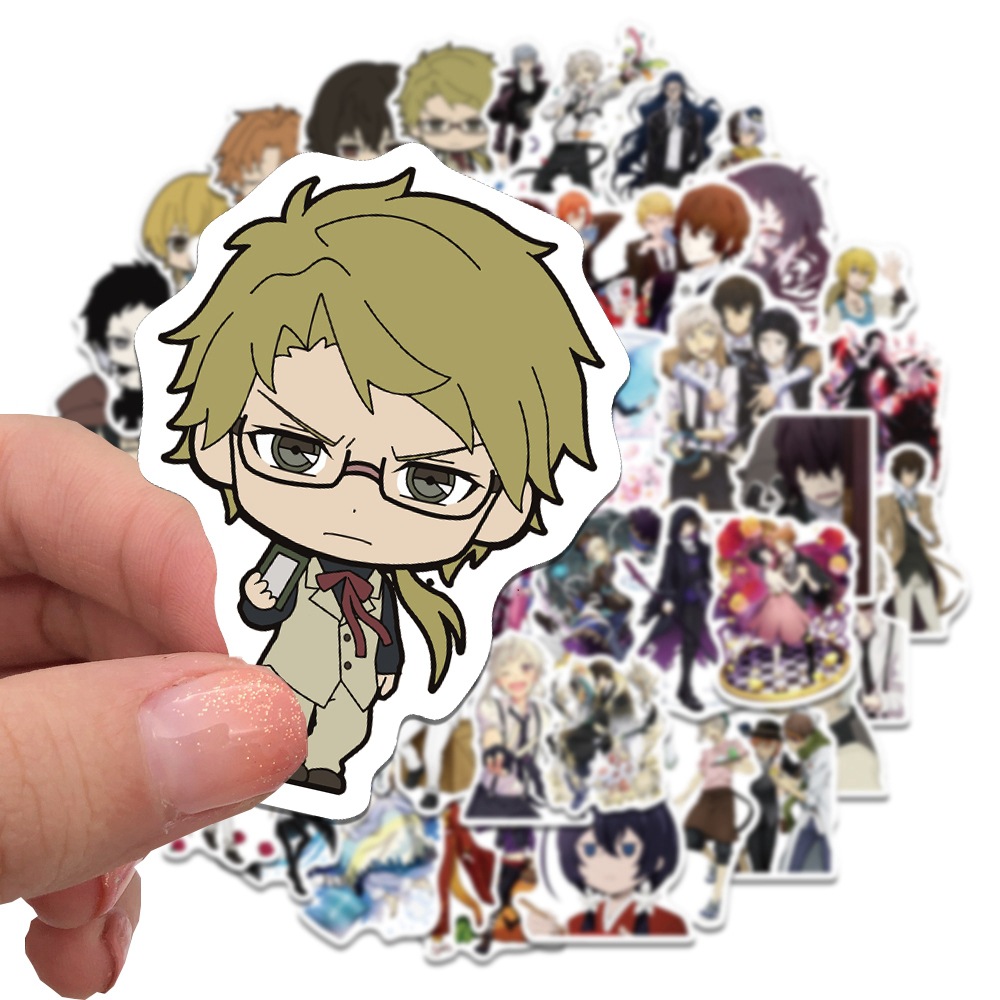 50Pcs Bungou Stray Dogs Anime  - огляд і ціна Kids Toys Laptop