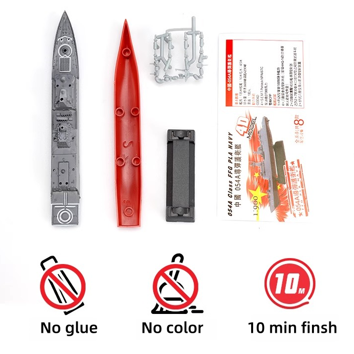 8pcs/set 4D Assembly Warship S - огляд і ціна Kids Toys Under 1000