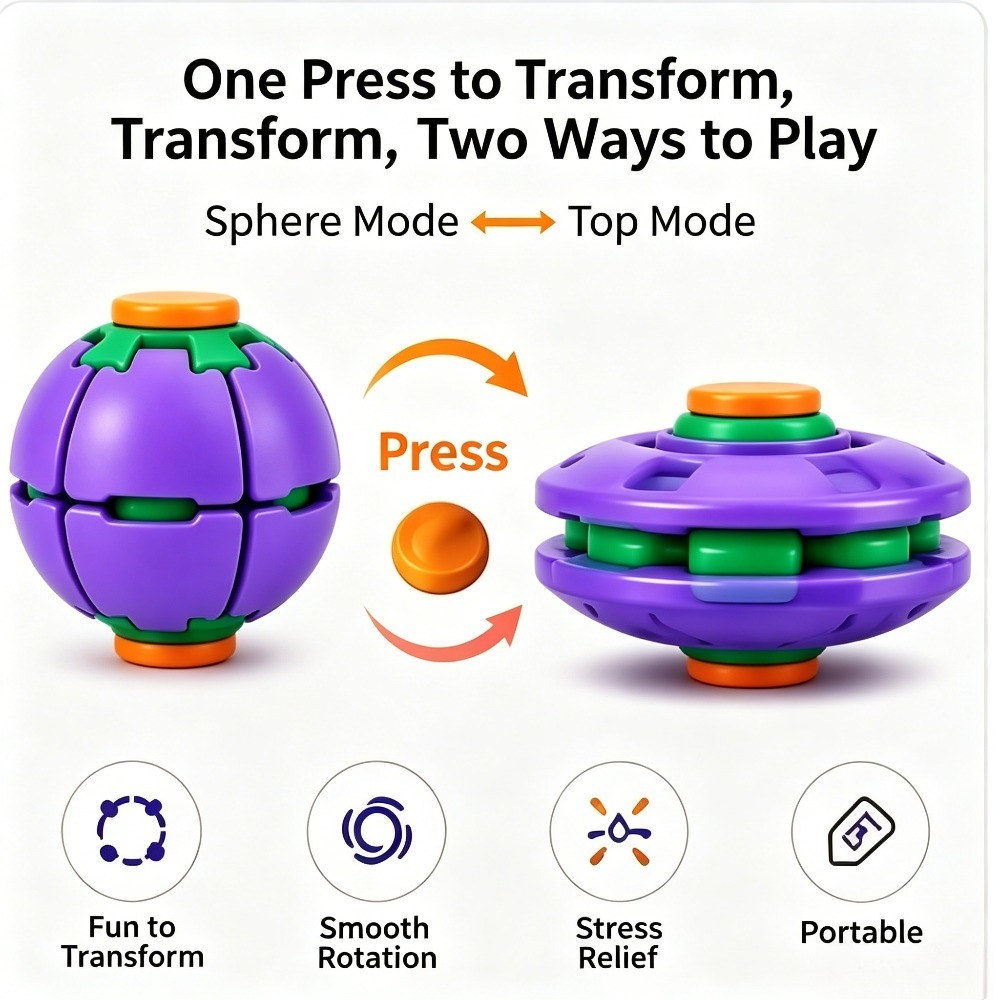 Transforming Fidget Spinner Ba - огляд і ціна Kids Y Toys
