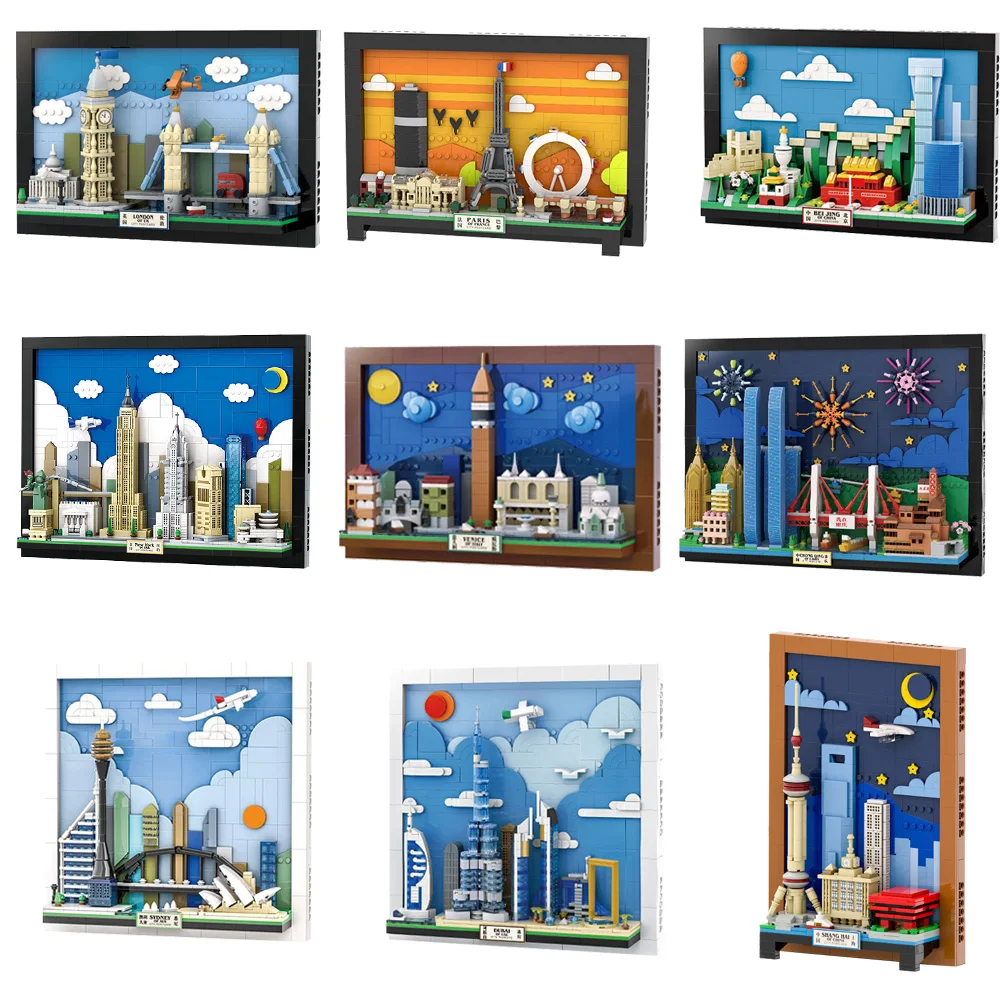 City View Building Blocks Post - огляд і ціна Kids Toys Paris