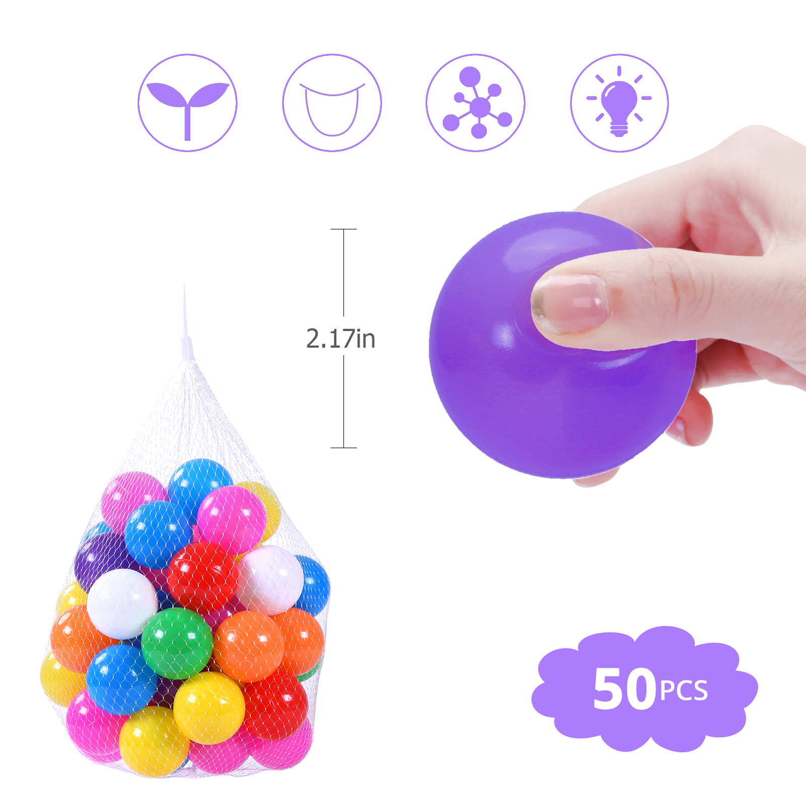 COLOBOBO Plastic Ball Pit Ball - огляд і ціна Kids Toys Under 50