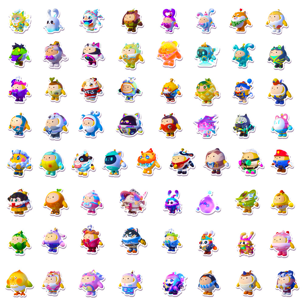 50Pcs Kawaii Eggy Party Cartoo - огляд і ціна Kids Toys Laptop