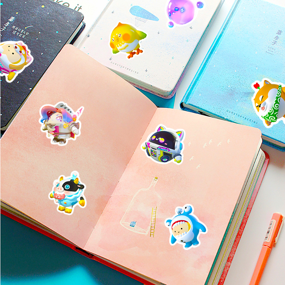 50Pcs Kawaii Eggy Party Cartoo - огляд і ціна Kids Toys Laptop