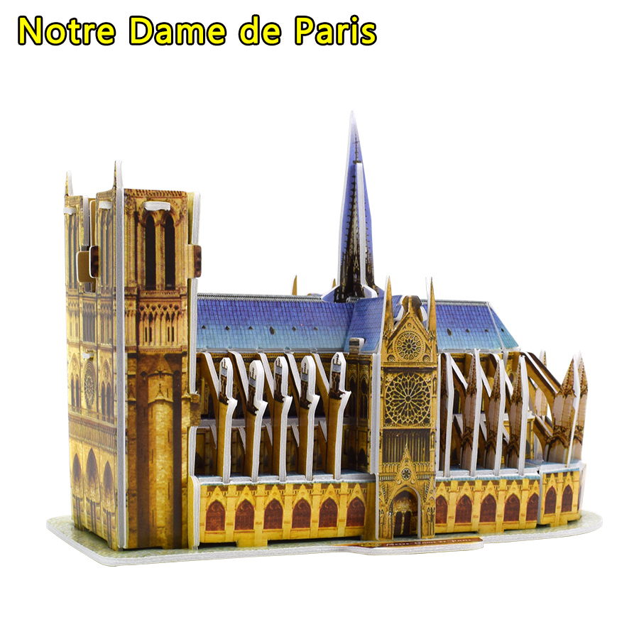 3D Puzzle Notre Dame De Paris  - огляд і ціна Kids Toys Paris