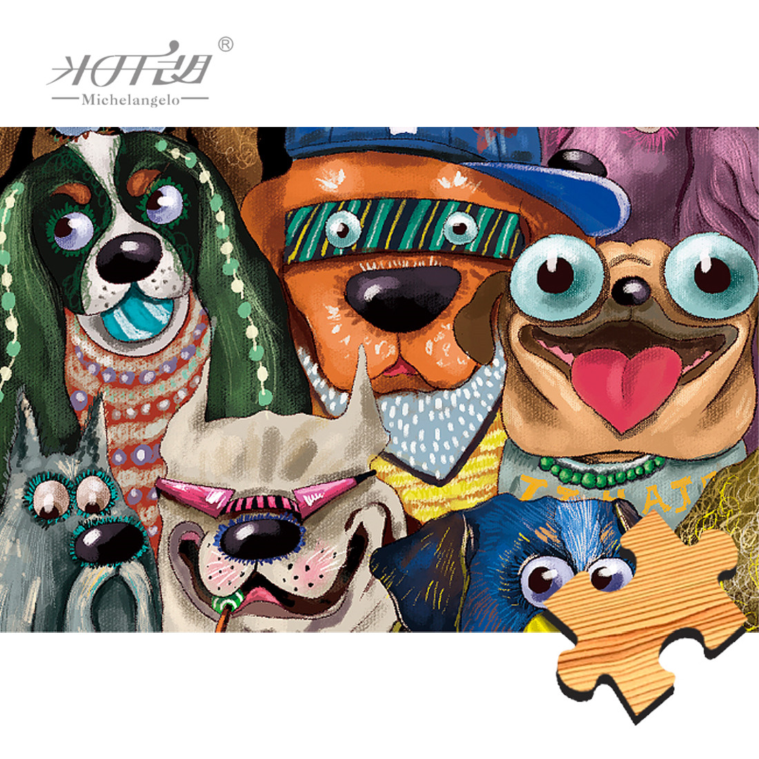 Michelangelo Wooden Jigsaw Puz - огляд і ціна Kids Toys Under 1000