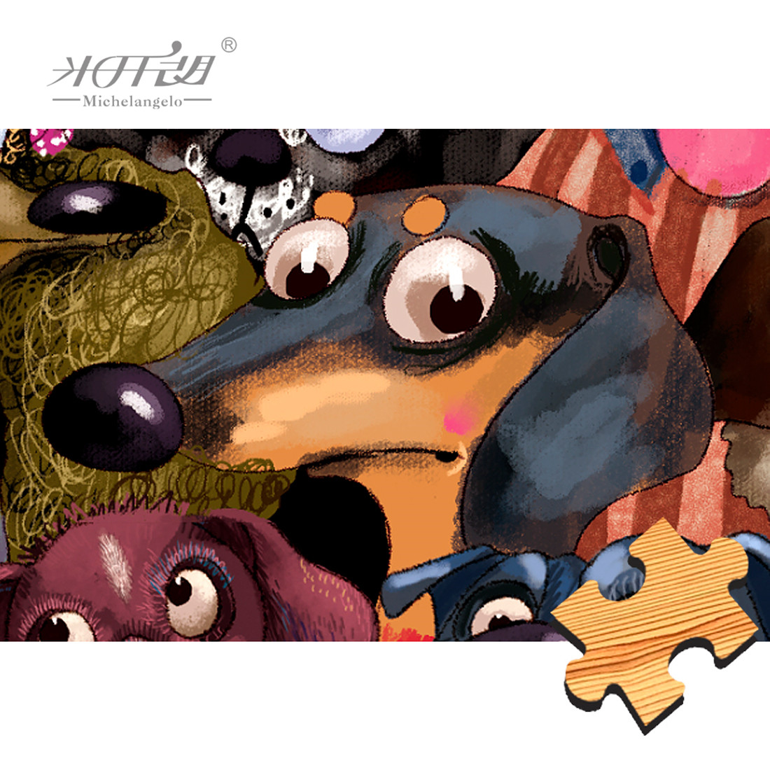 Michelangelo Wooden Jigsaw Puz - огляд і ціна Kids Toys Under 1000