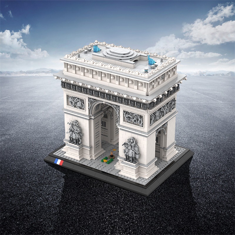 4445PCS Arc de Triomphe Model  - огляд і ціна Kids Toys Paris