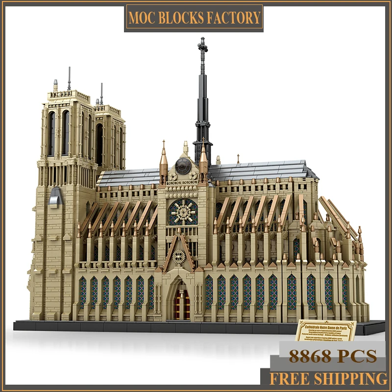 NEW 8868Pcs World Famous Archi - огляд і ціна Kids Toys Paris