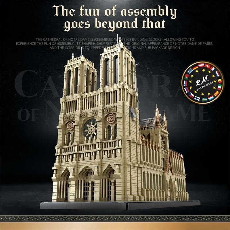 NEW 8868Pcs World Famous Archi - огляд і ціна Kids Toys Paris