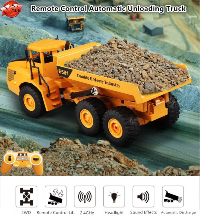 Remote Control Dump Truck RC 1 - огляд і ціна Kids Toys Under $20