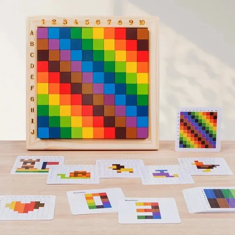 Montessori Color Counting Buil - огляд і ціна Kids Toys Under $10